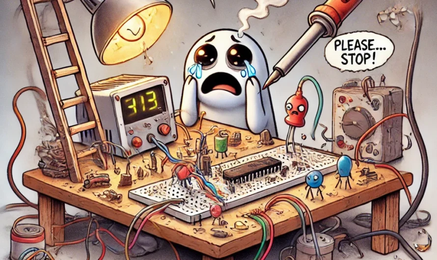 Your soldering skills are so bad, that…